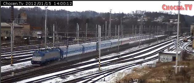 Chocen - 15-01-2012 Skoda transita in velocita nella neve.JPG