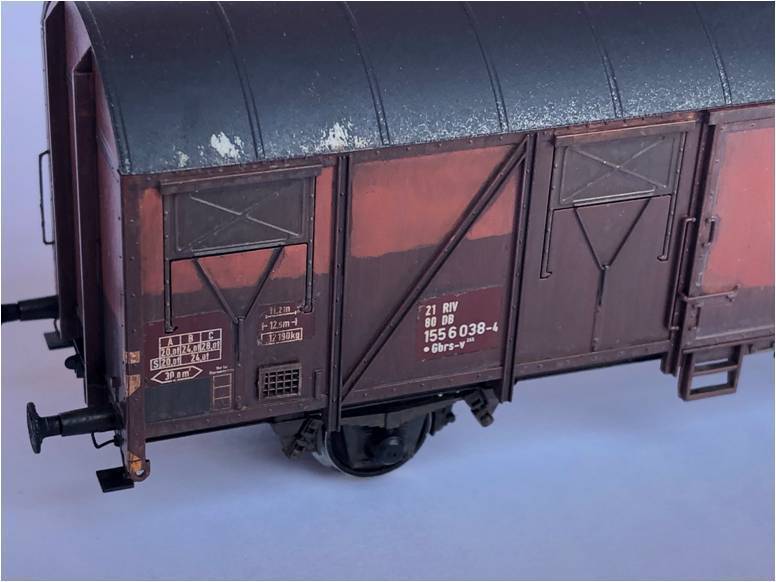 Carro DB Gbrs-v Roco Chipping tetto 1 (FILEminimizer).jpg